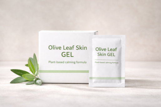 olive leaf skin gel